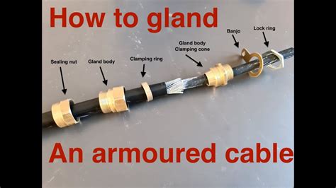 how to use an armored cable